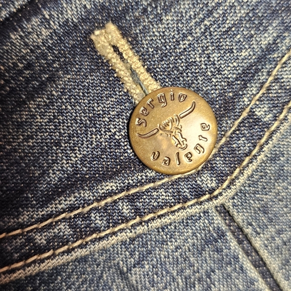 Sergio Valente Denim Coat Jacket - Picture 8 of 11